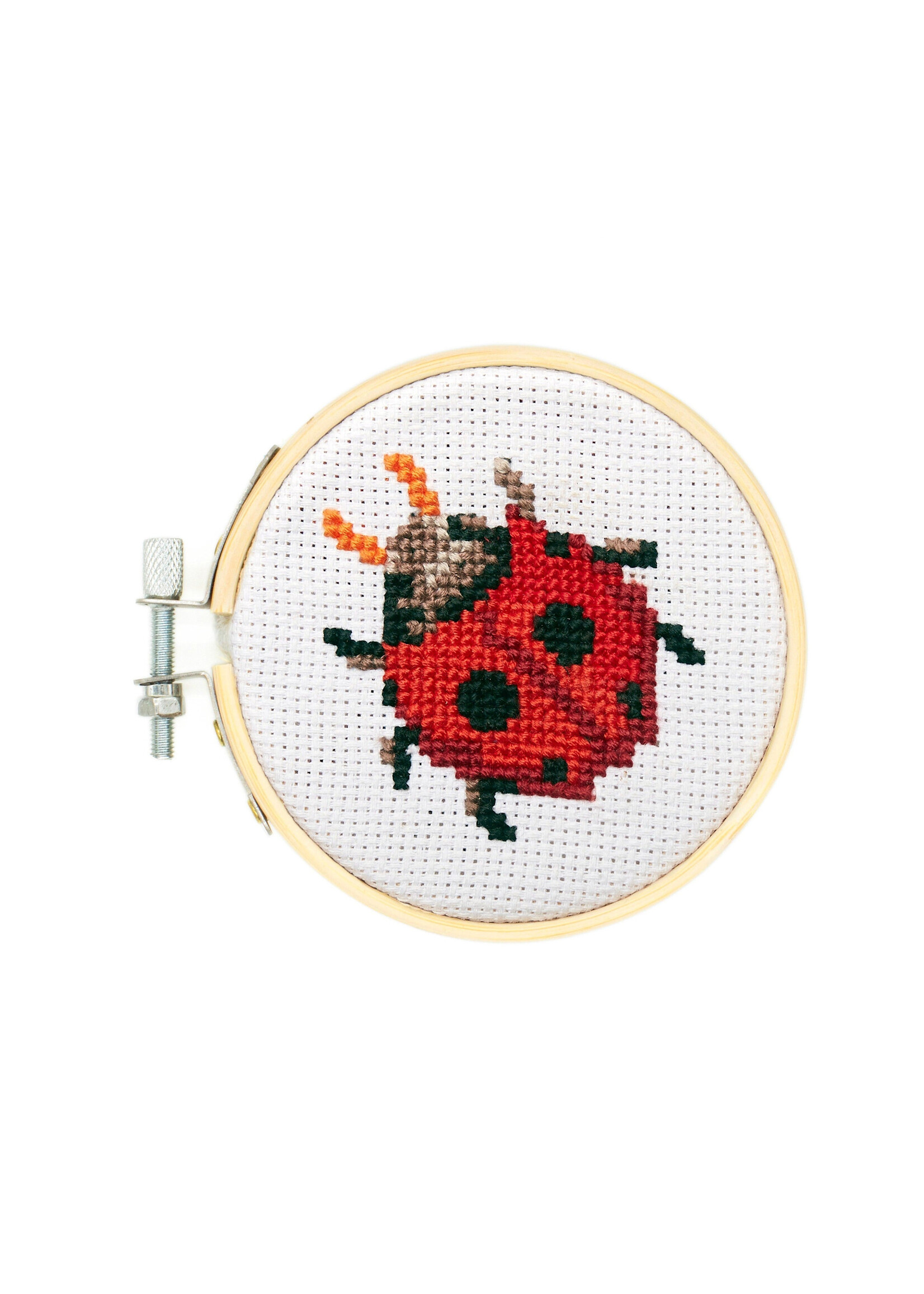 Kikkerland Mini Cross-Stitch (Ladybug)