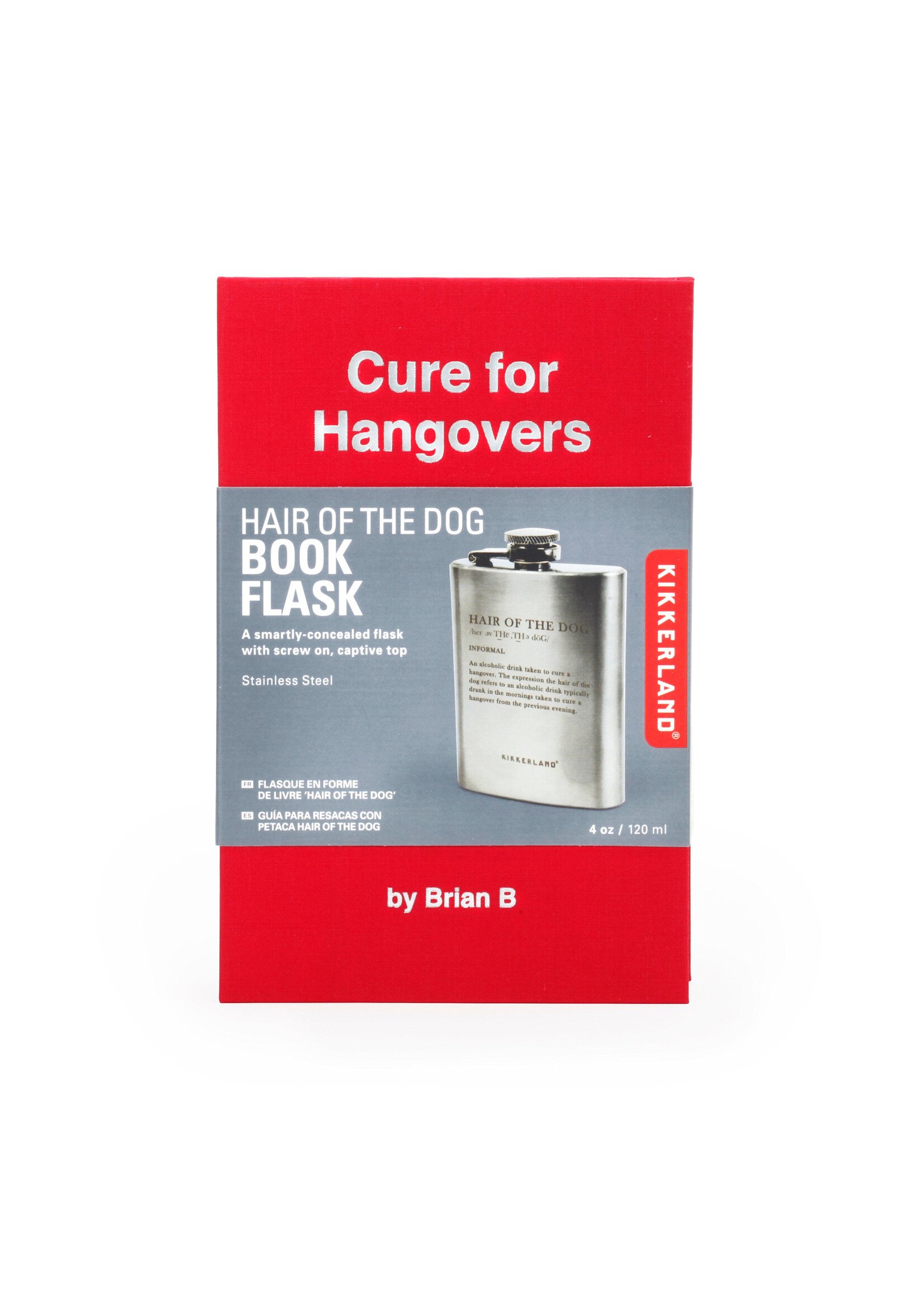 Kikkerland Hair of the Dog Flask