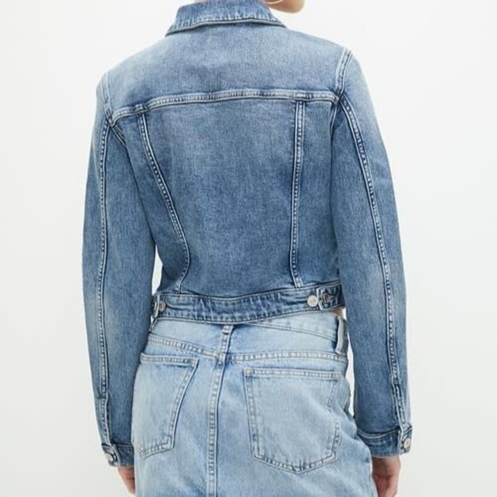 Guess Sexy Trucker Jacket - Atlas Indigo