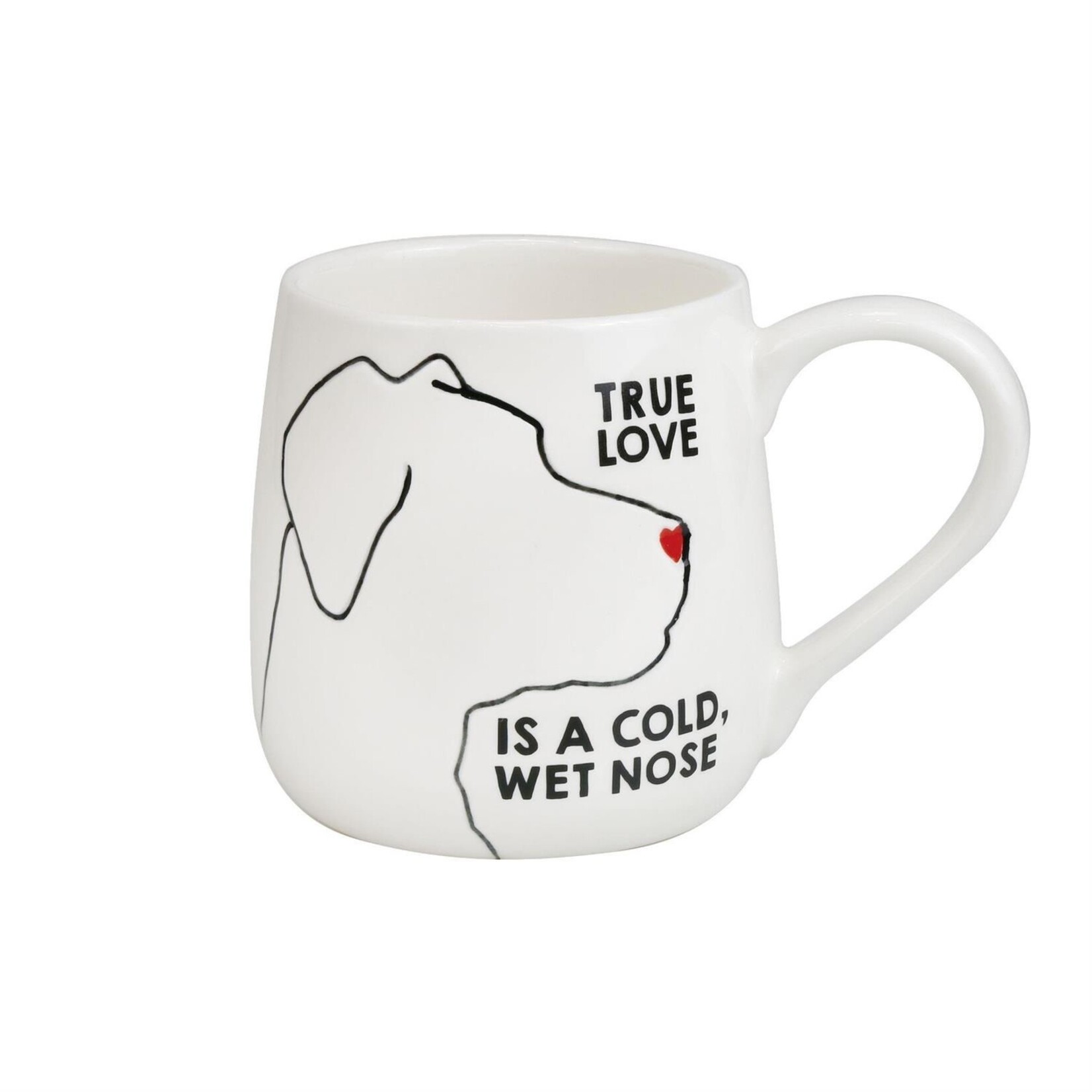 Engraved Dog True Love Mug