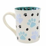 Enesco Canada Dog Paw Diagram Mug
