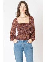 Dex Clothing Square Neck Blouse