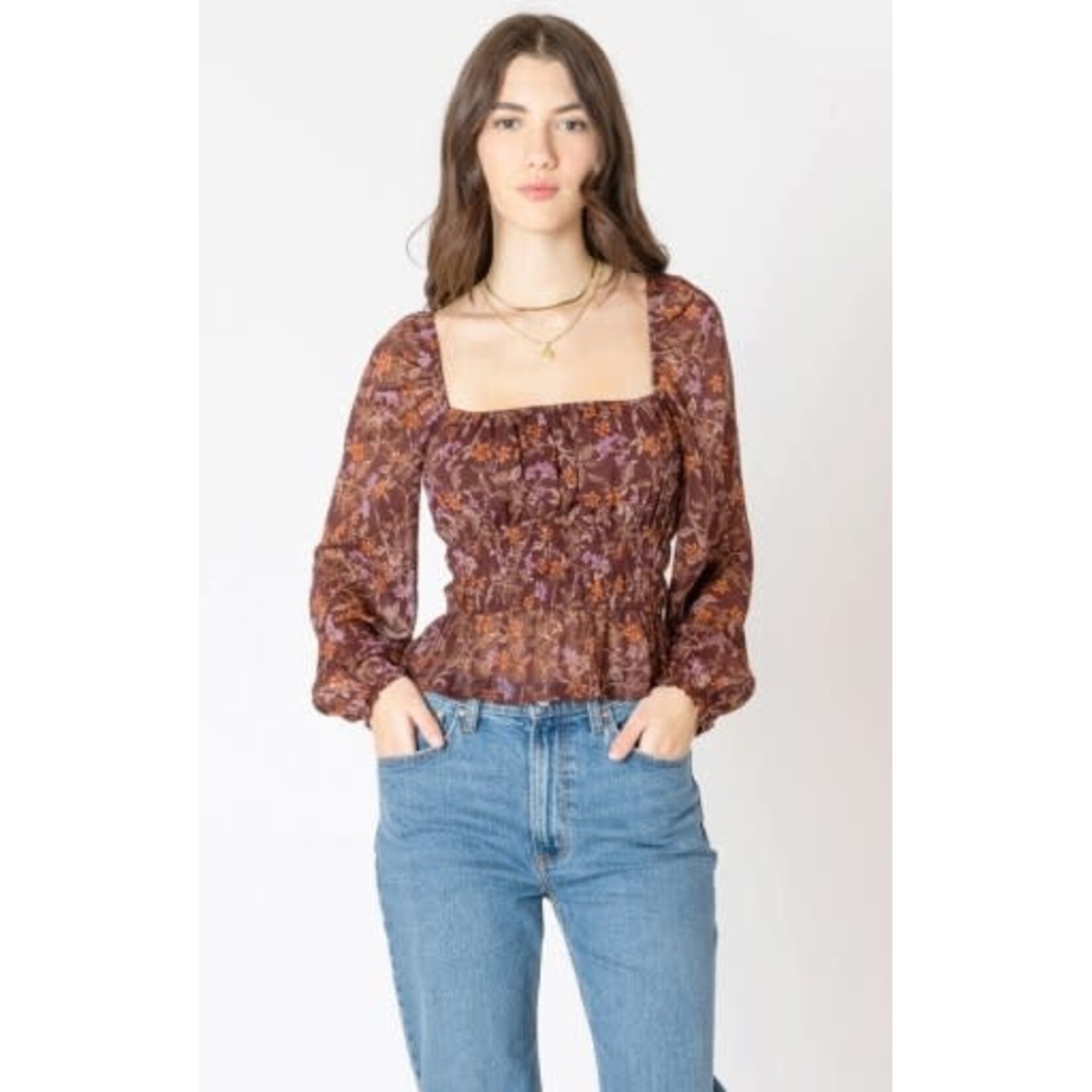 Dex Clothing 2623503 D - Square Neck Blouse
