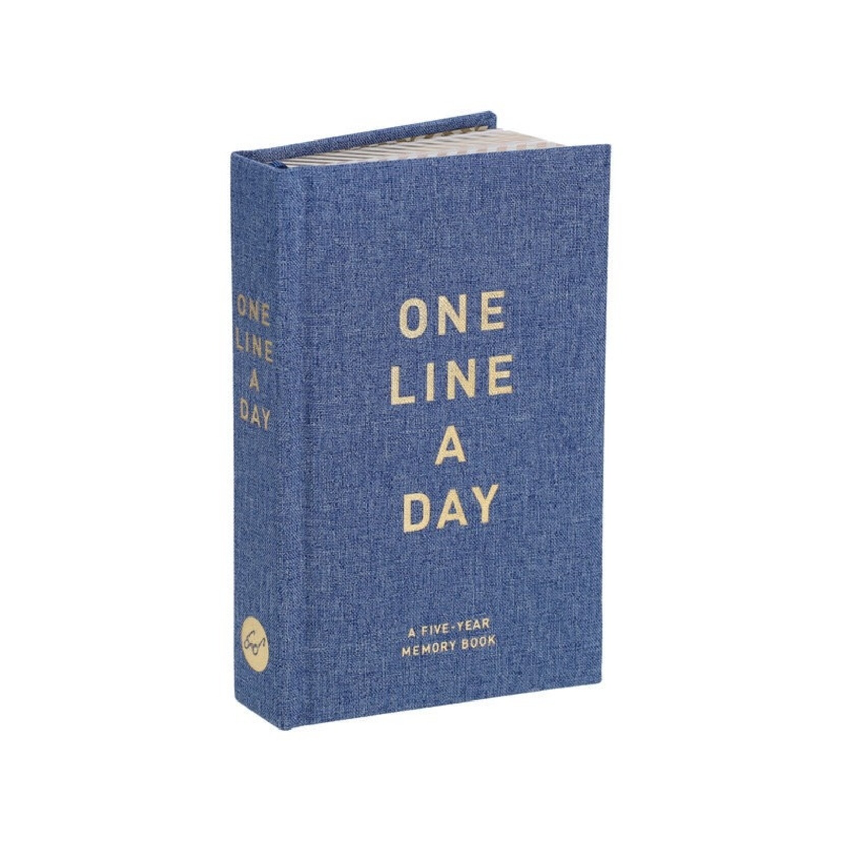 Raincoast Books Denim One Line A Day Journal