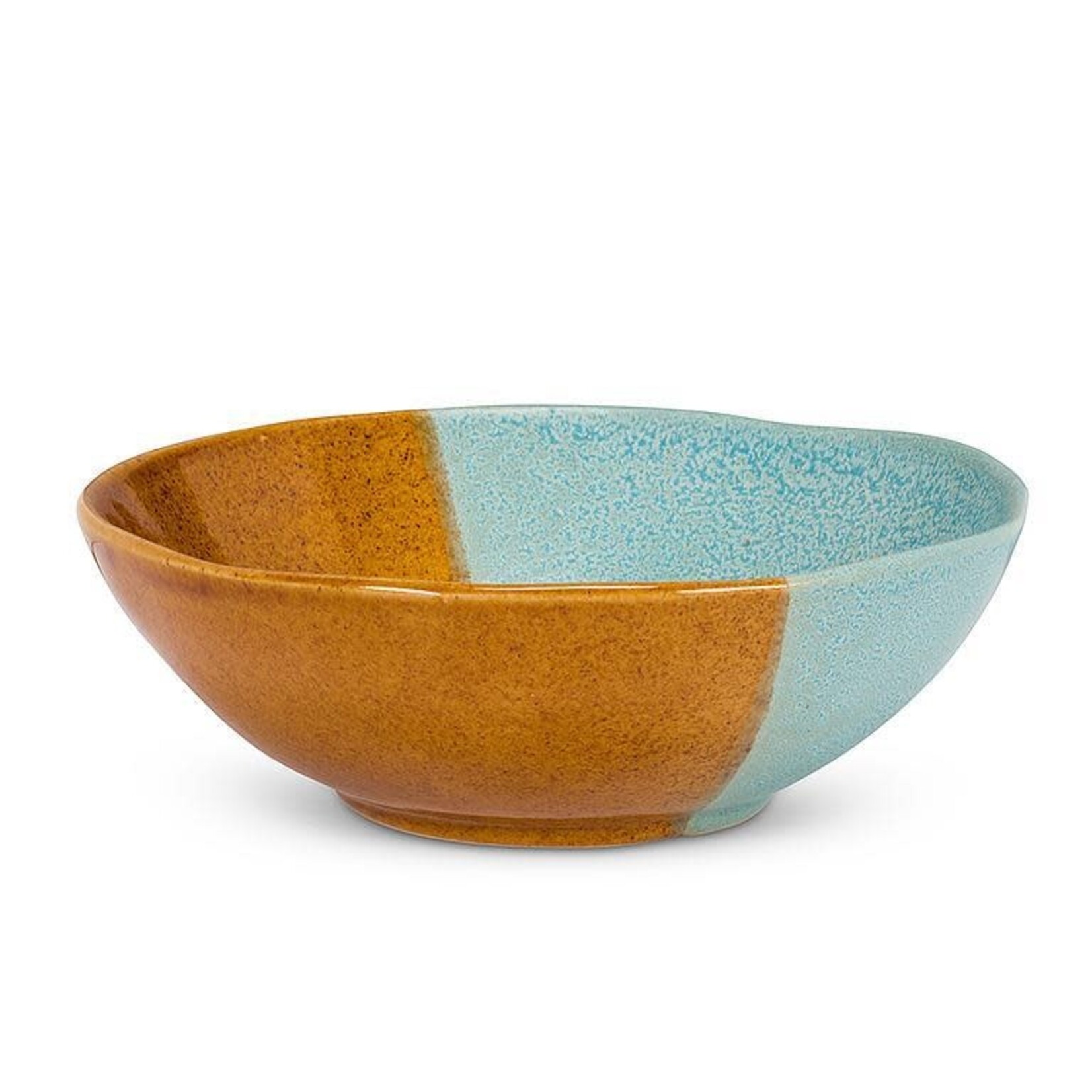 Tri-Colour Small Bowl - Blue/Brown