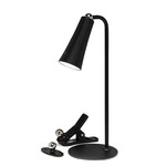 4 Piece Matte Black Slim Cone LED Lamp with Magnet 4.5"