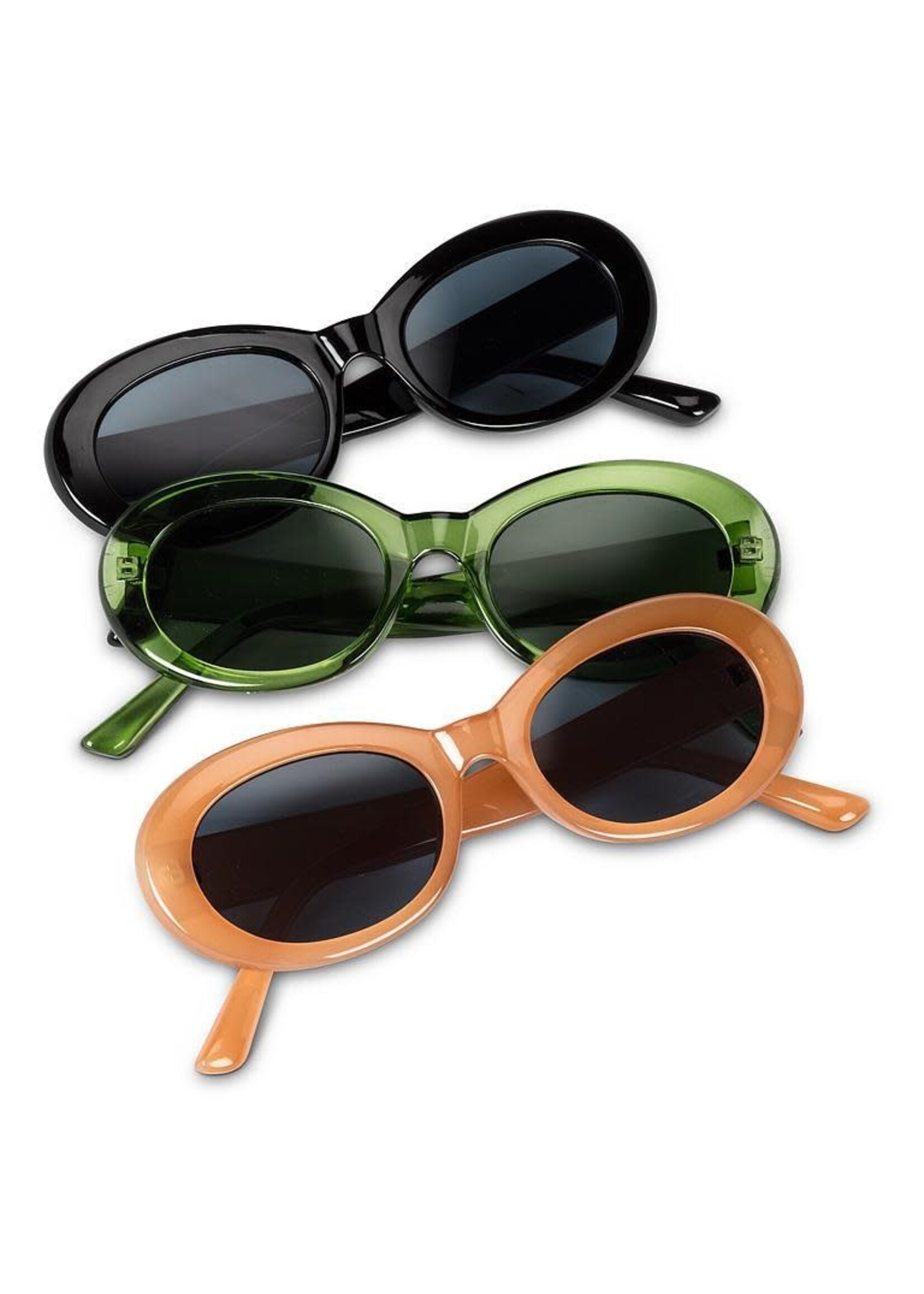 Oval Frame Sunglasses 5.75" (Assorted)