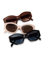 Oval Angle Frame Sunglasses 6" (Assorted)