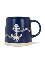 Wide Base Mug with Anchor