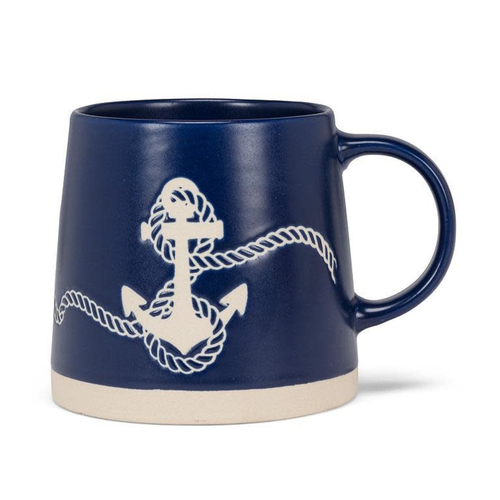 Wide Base Mug with Anchor