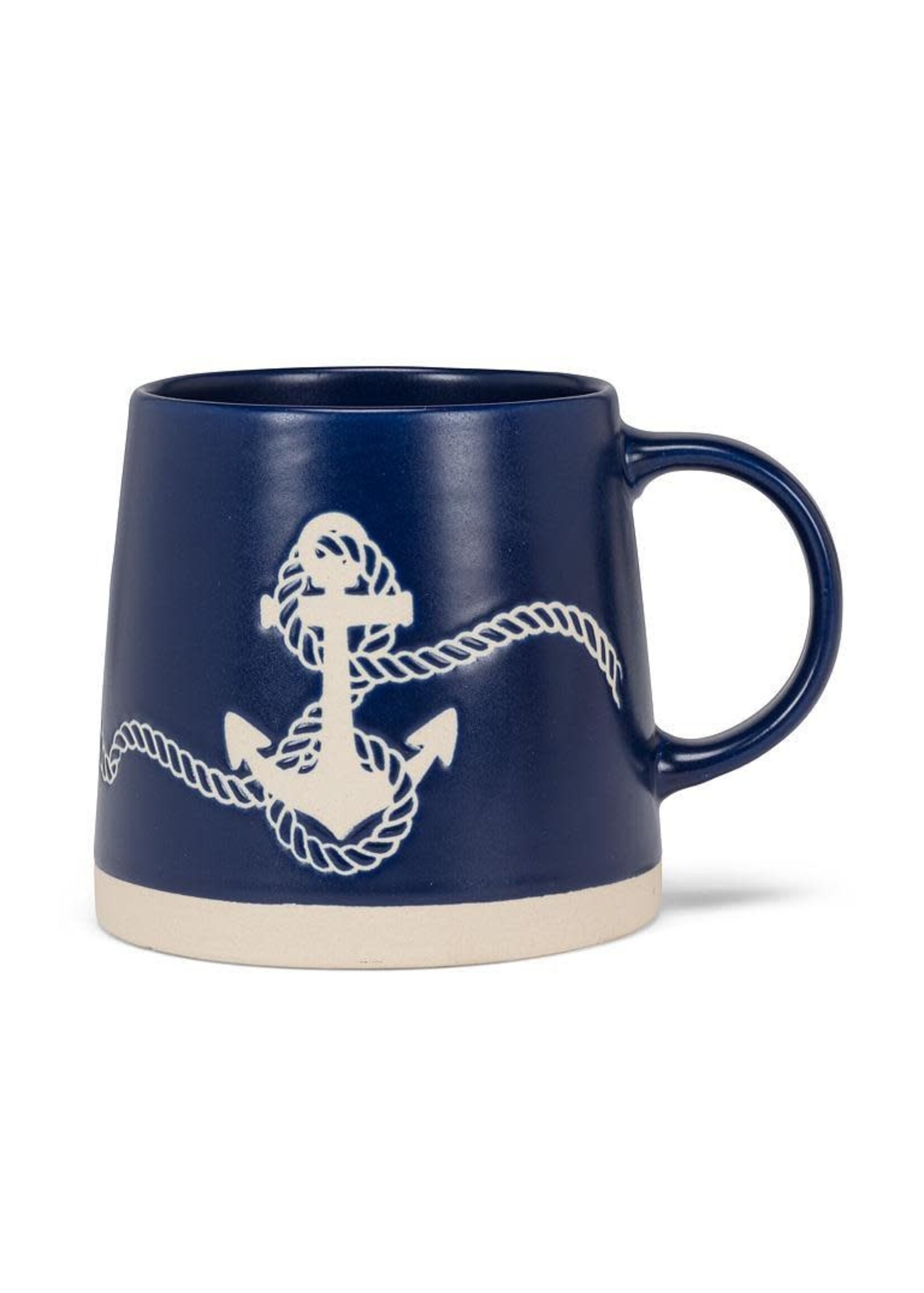 Wide Base Mug with Anchor