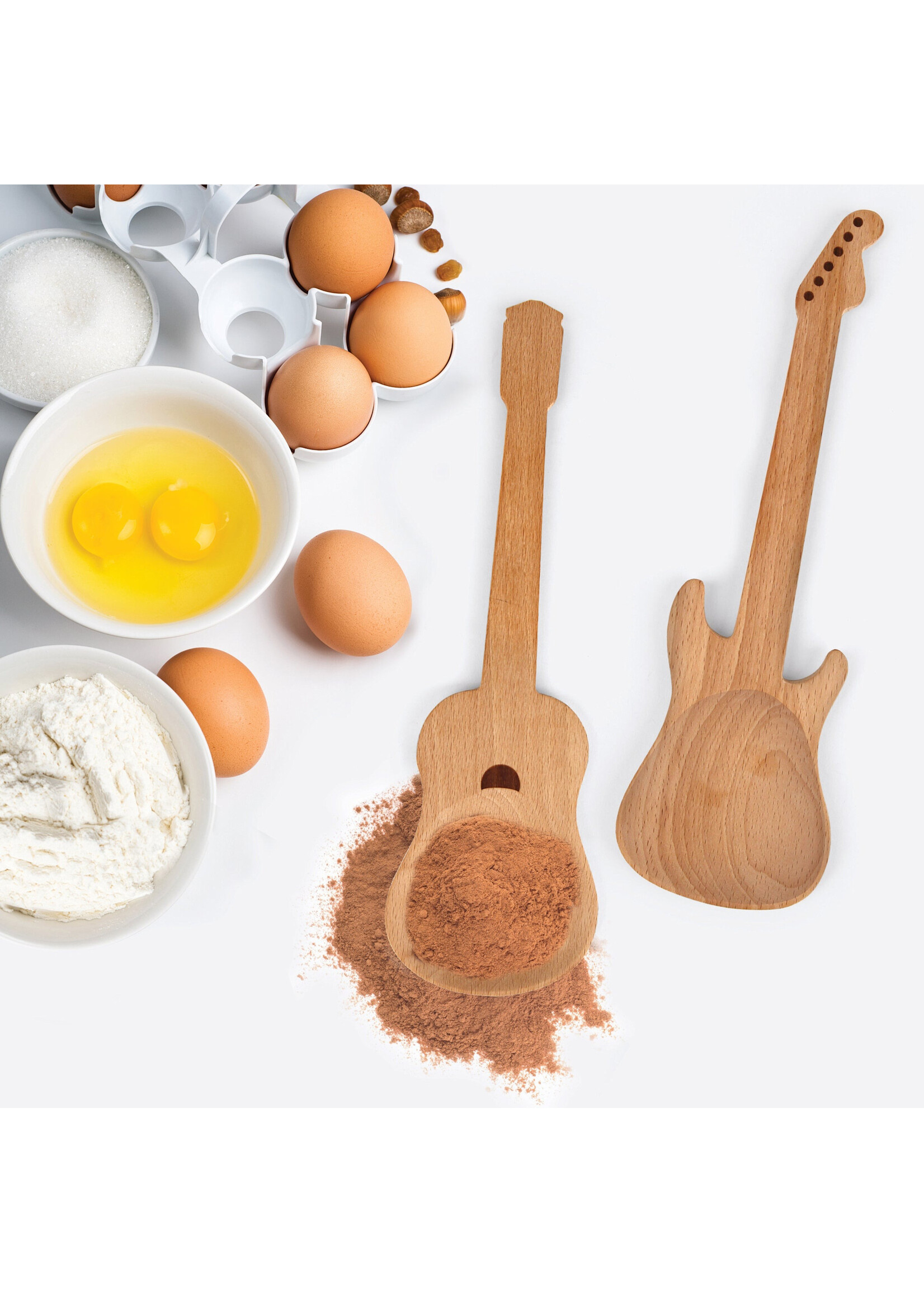 Kikkerland Guitar Spoons (Set of 2)