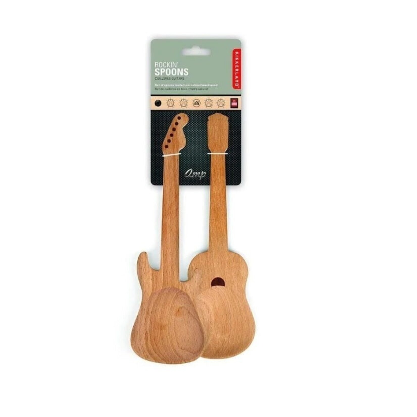 Kikkerland Guitar Spoons (Set of 2)