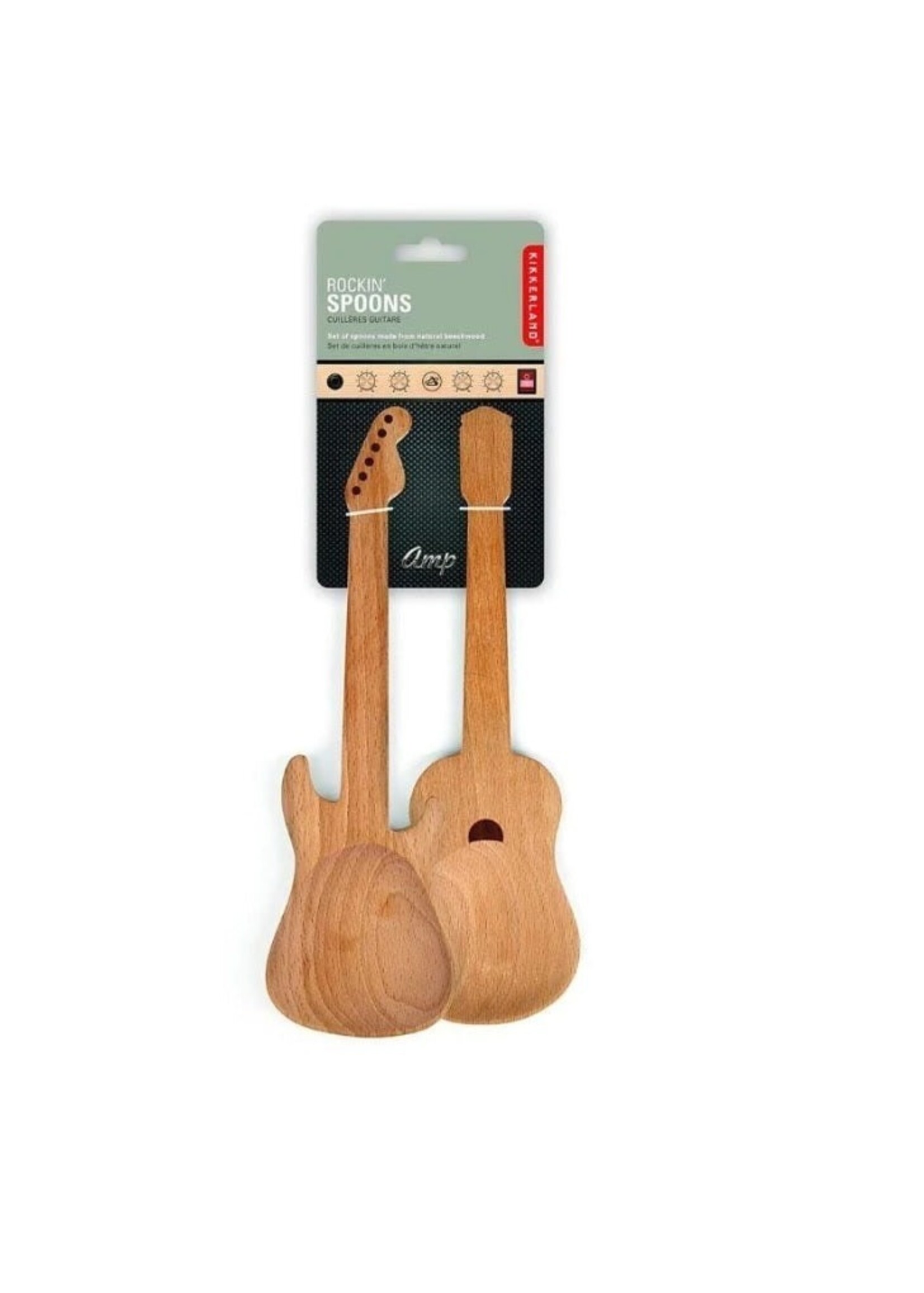Kikkerland Guitar Spoons (Set of 2)