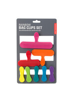 Kikkerland Rainbow Bag Clips (Assorted Sizes)