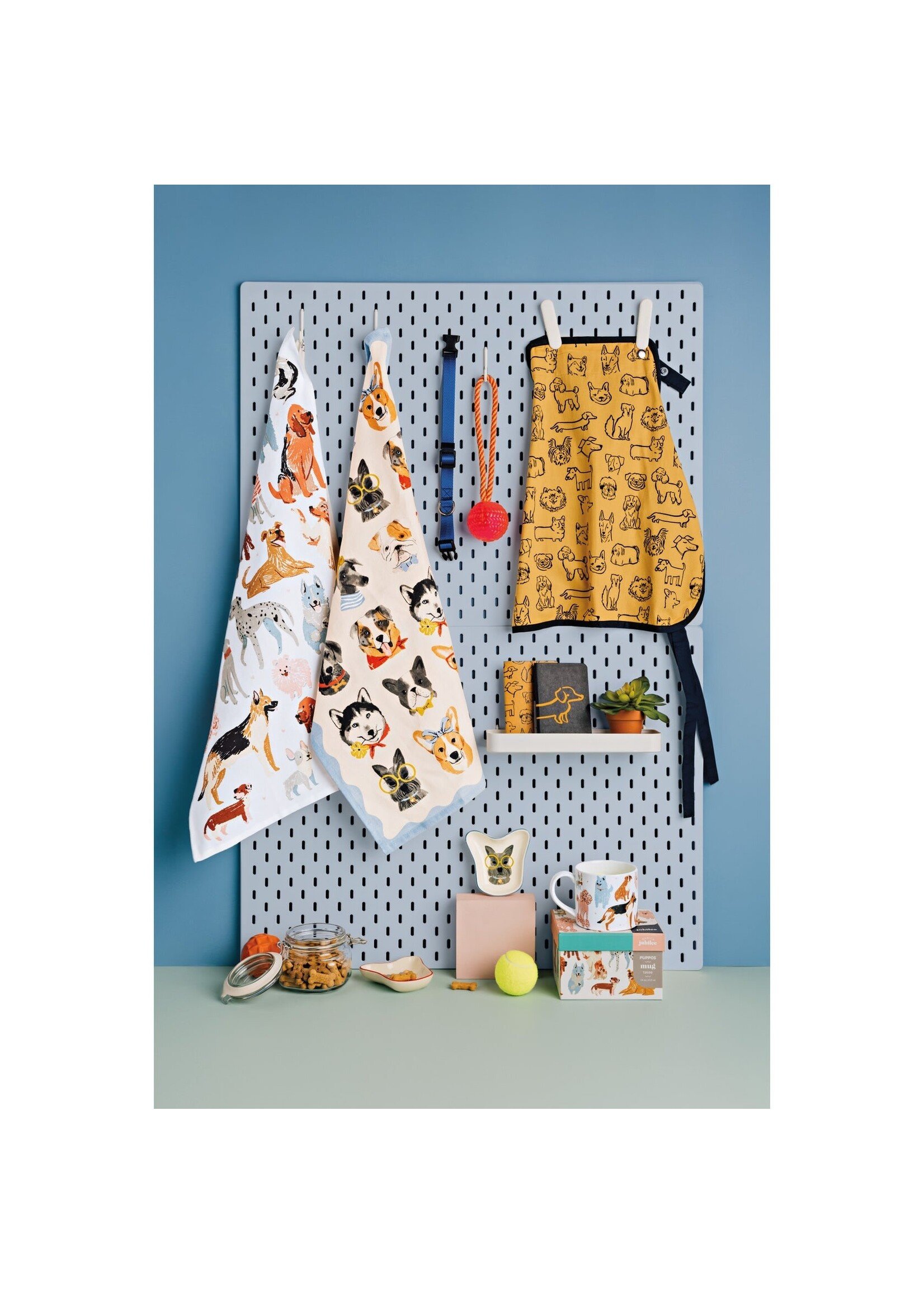 Danica Uptown Dogs Tea Towel