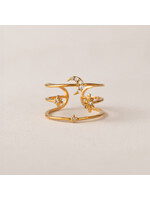 Lover's Tempo Moon Triple Band Fortuna Rung