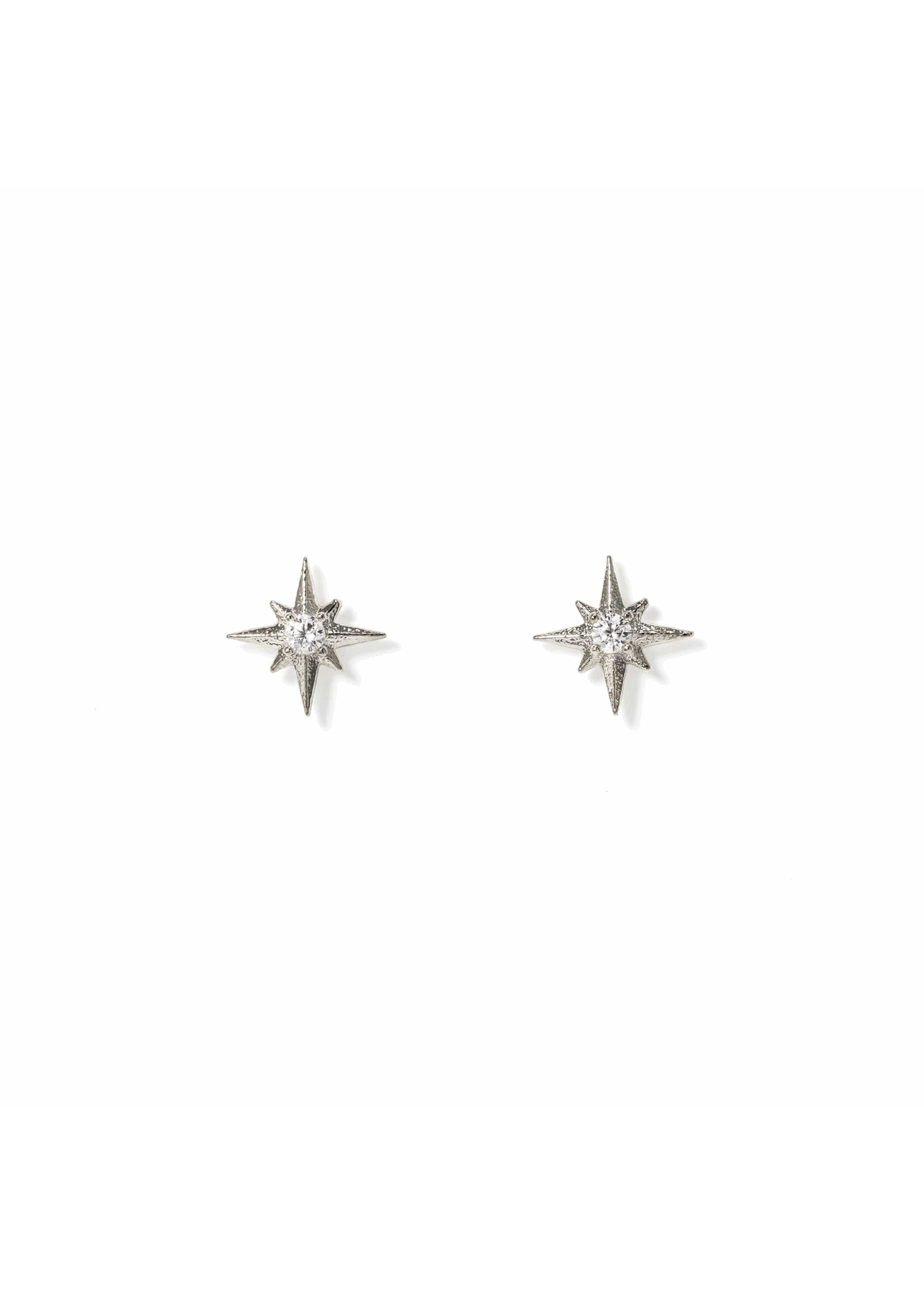Lover's Tempo Lone Star Stud Earrings - 8mm, Sterling Silver Post