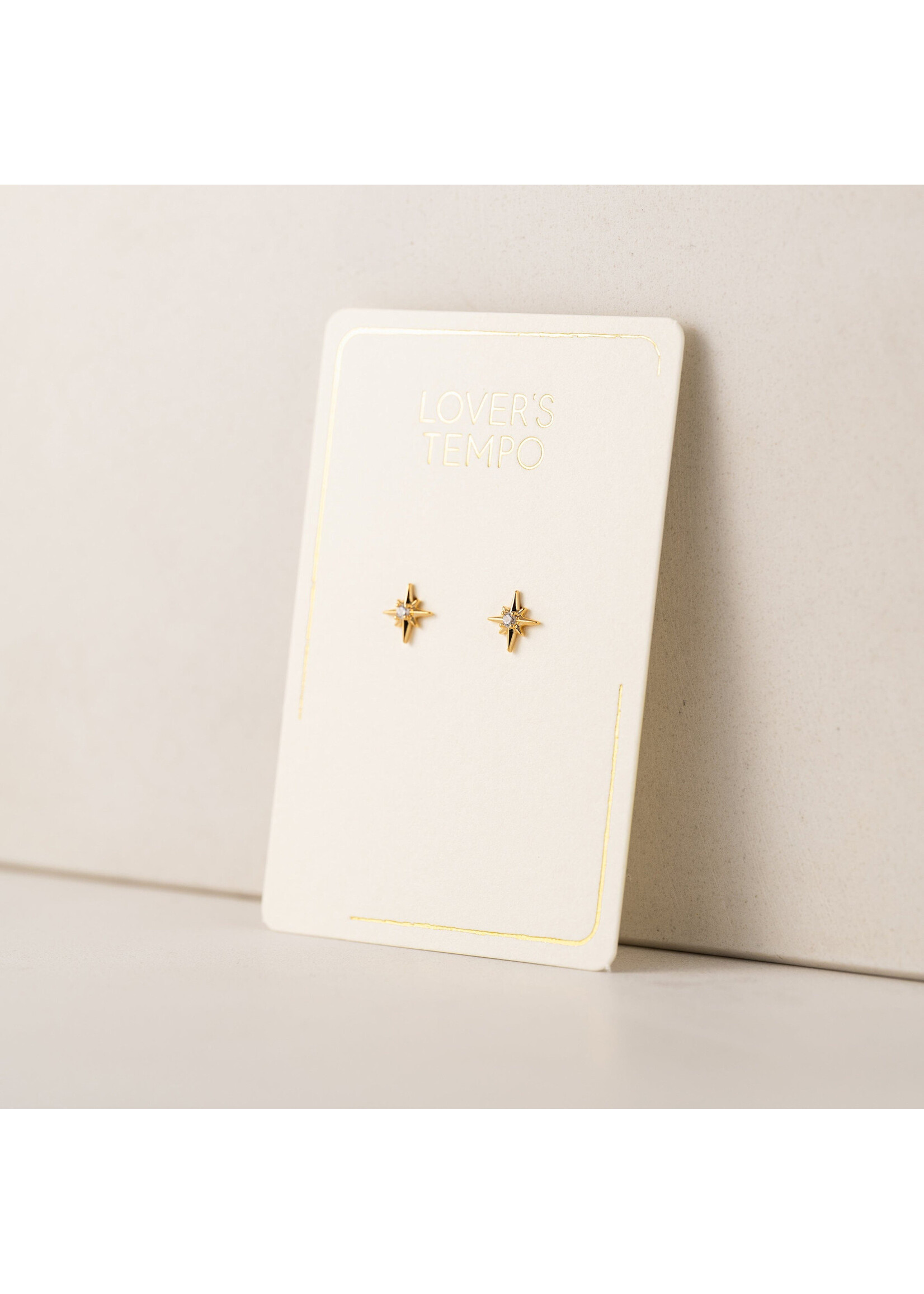 Lover's Tempo Lone Star Stud Earrings - 8mm, Sterling Silver Post