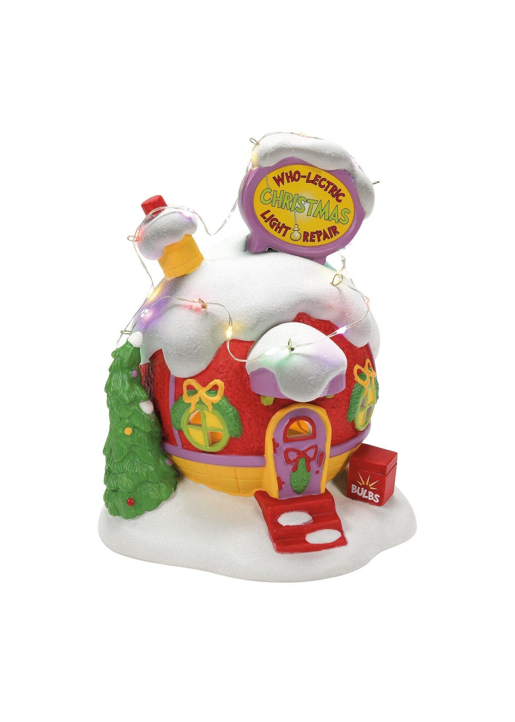 Grinch Village - Who-Lectric Xmas Light Repair