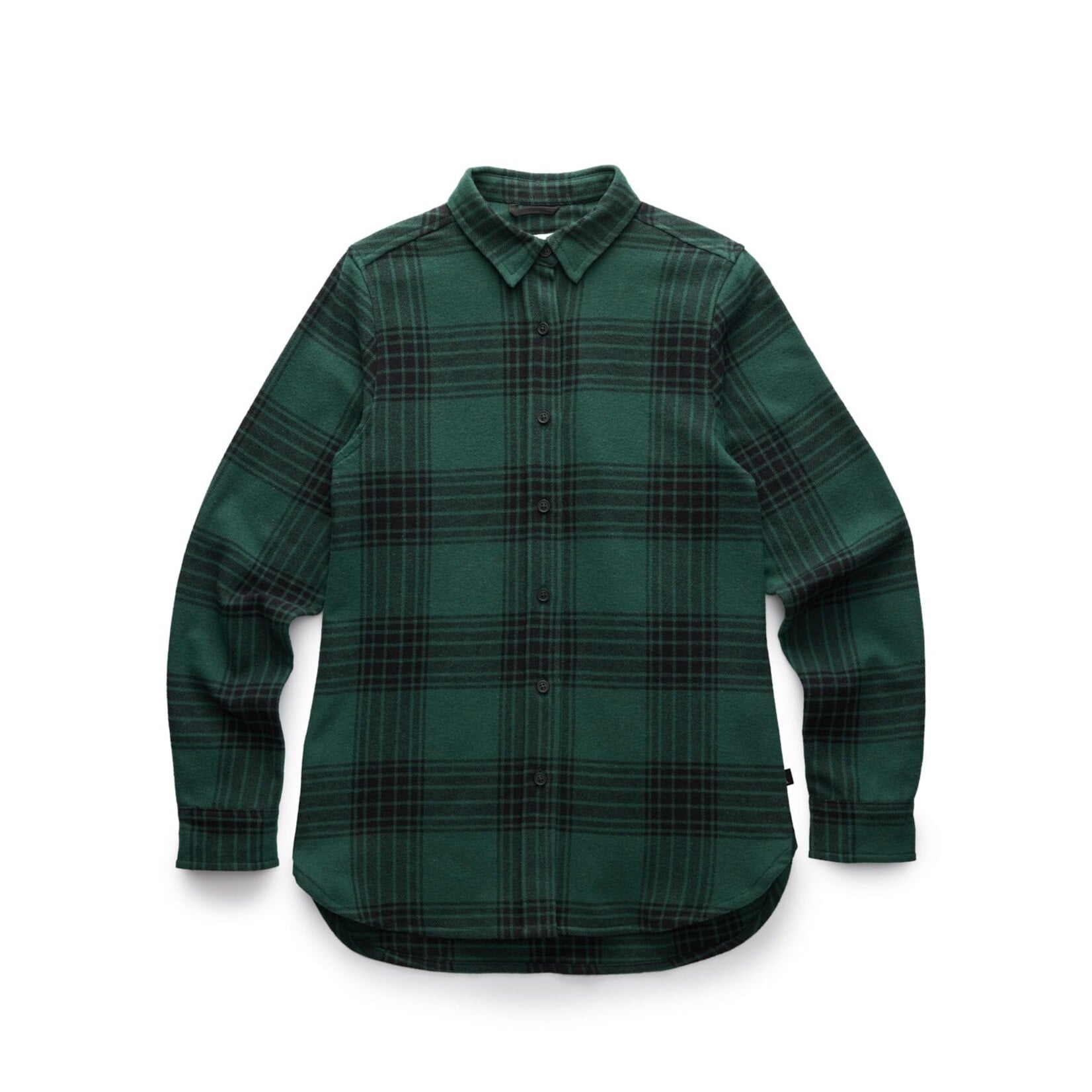 ANIÁN Women's Sunday Flannel Shirt - Forest
