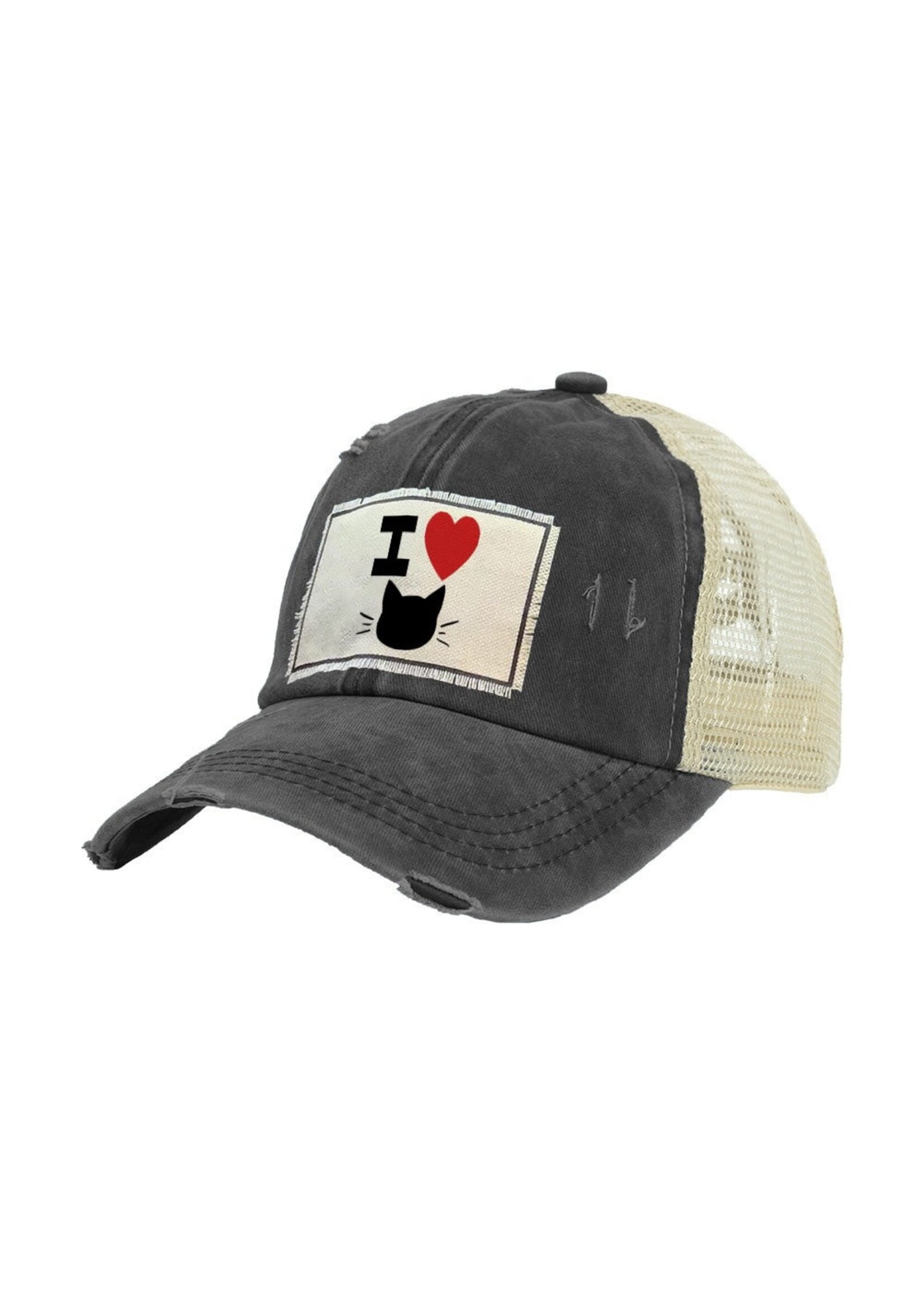 Brief Insanity I Heart Cats Cap
