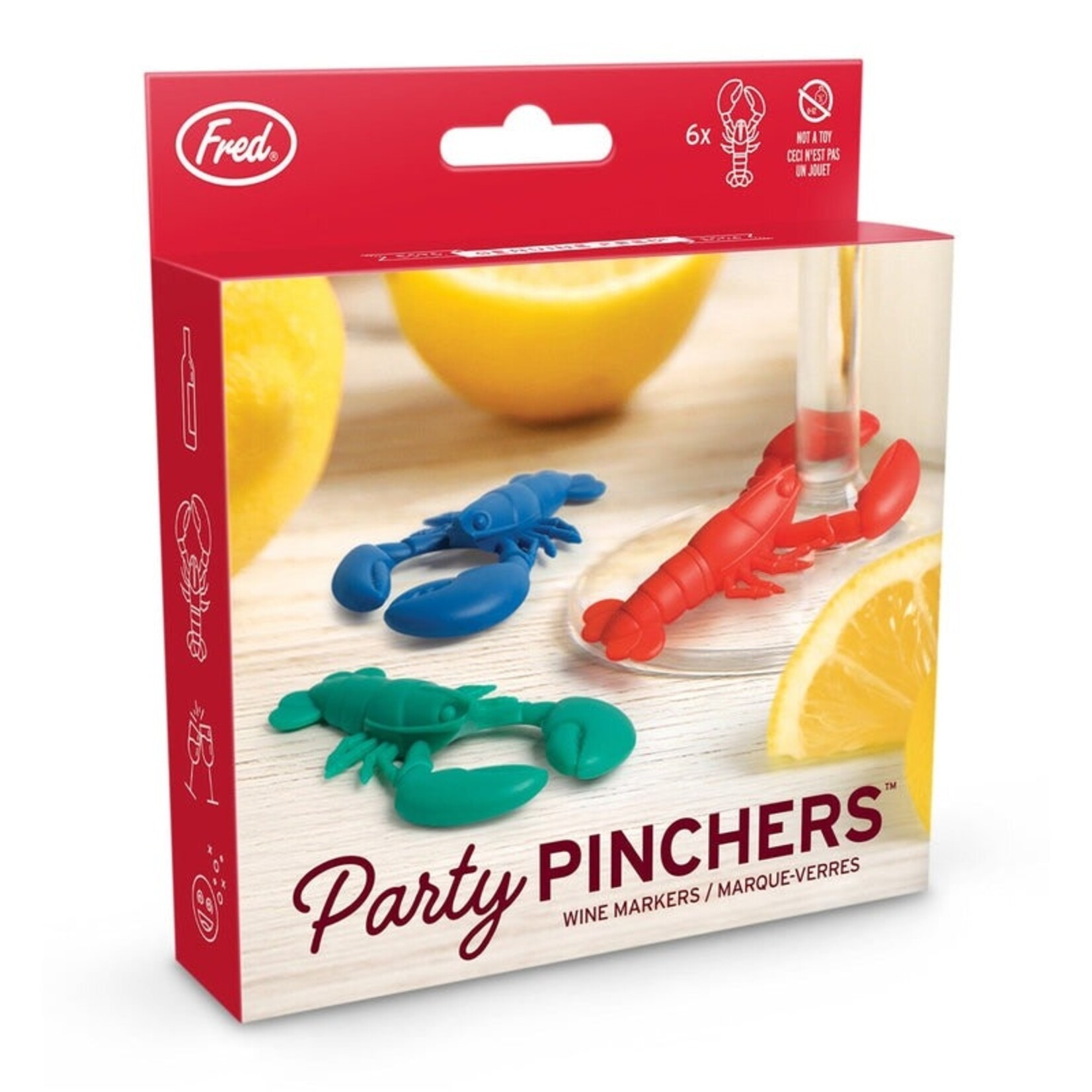 Party Pinchers Drink Markers (6 Pack)