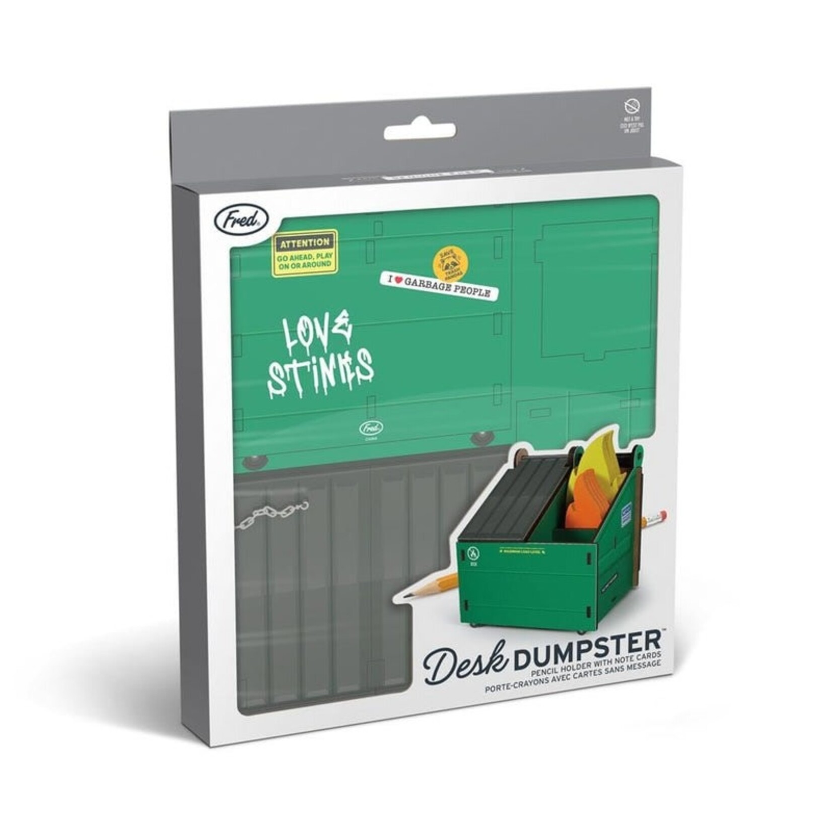 Desk Dumpster Pencil Holder