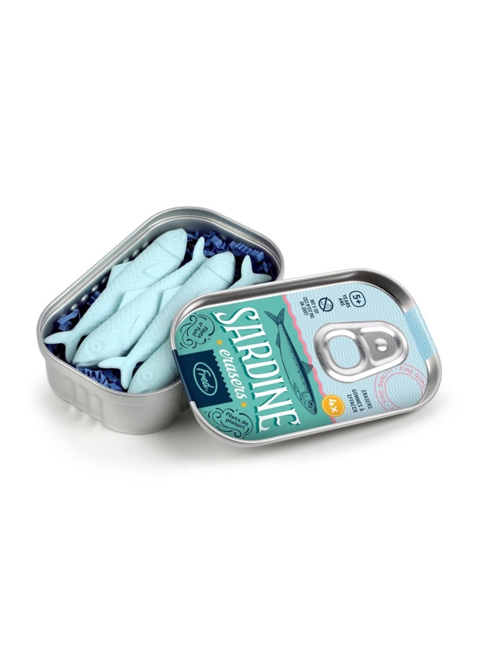 Sardine Erasers 4-Pack