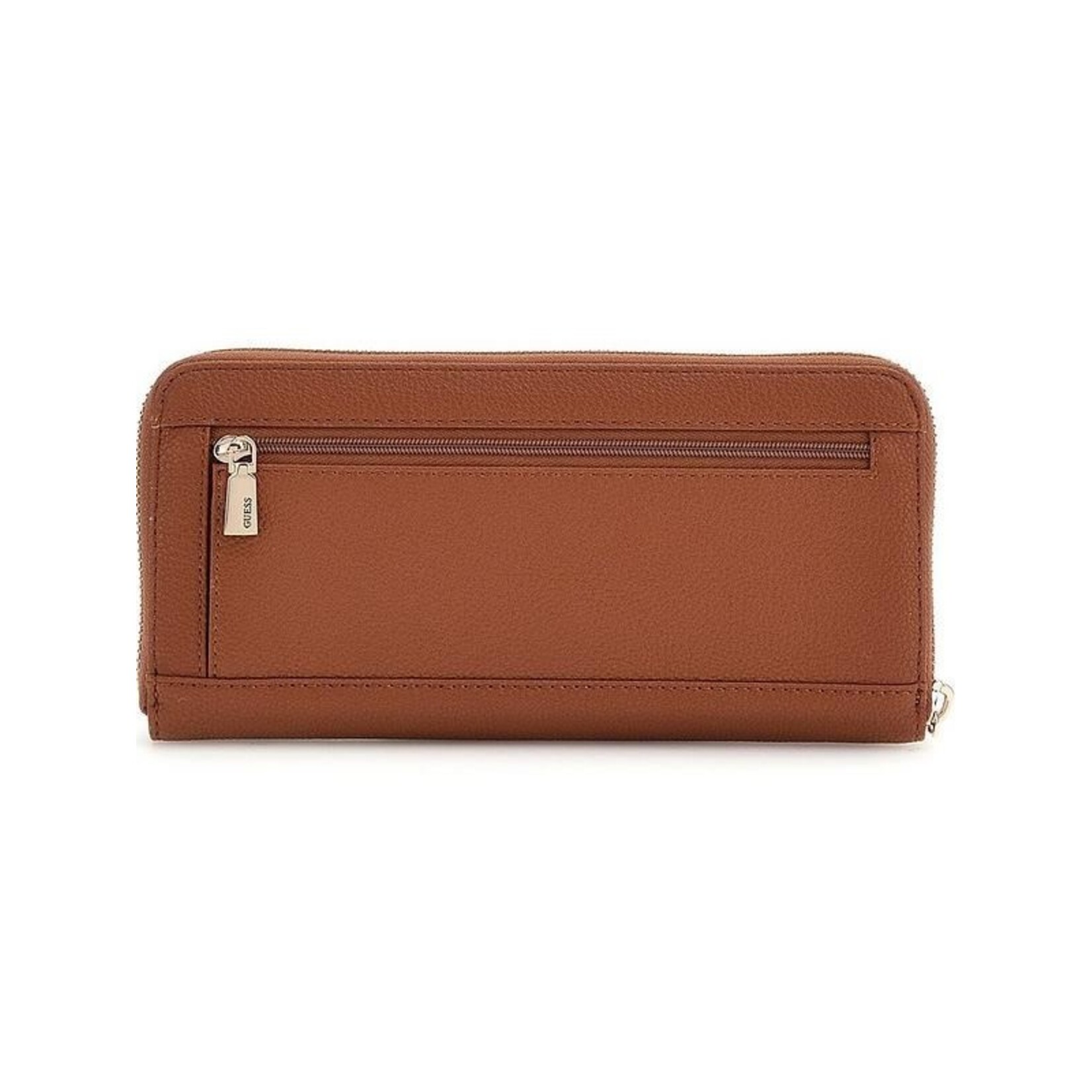 Guess Gregoria Large Zip Around Wallet - Cognac