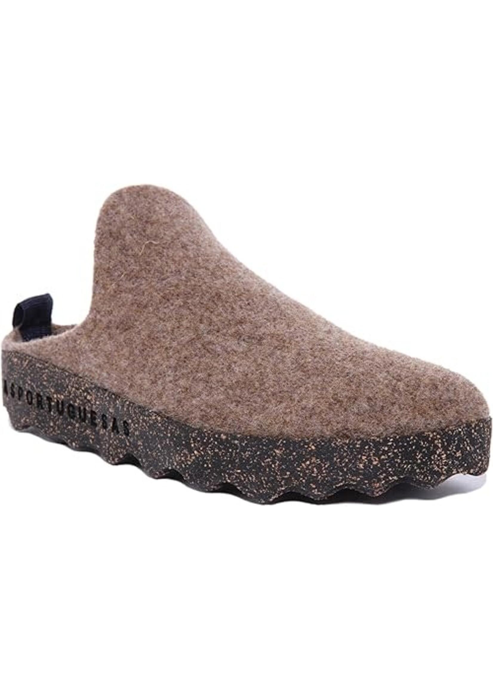 Asportuguesas "COME' SUSTAINABLE SLIDE SHOE- WOOL & CORK