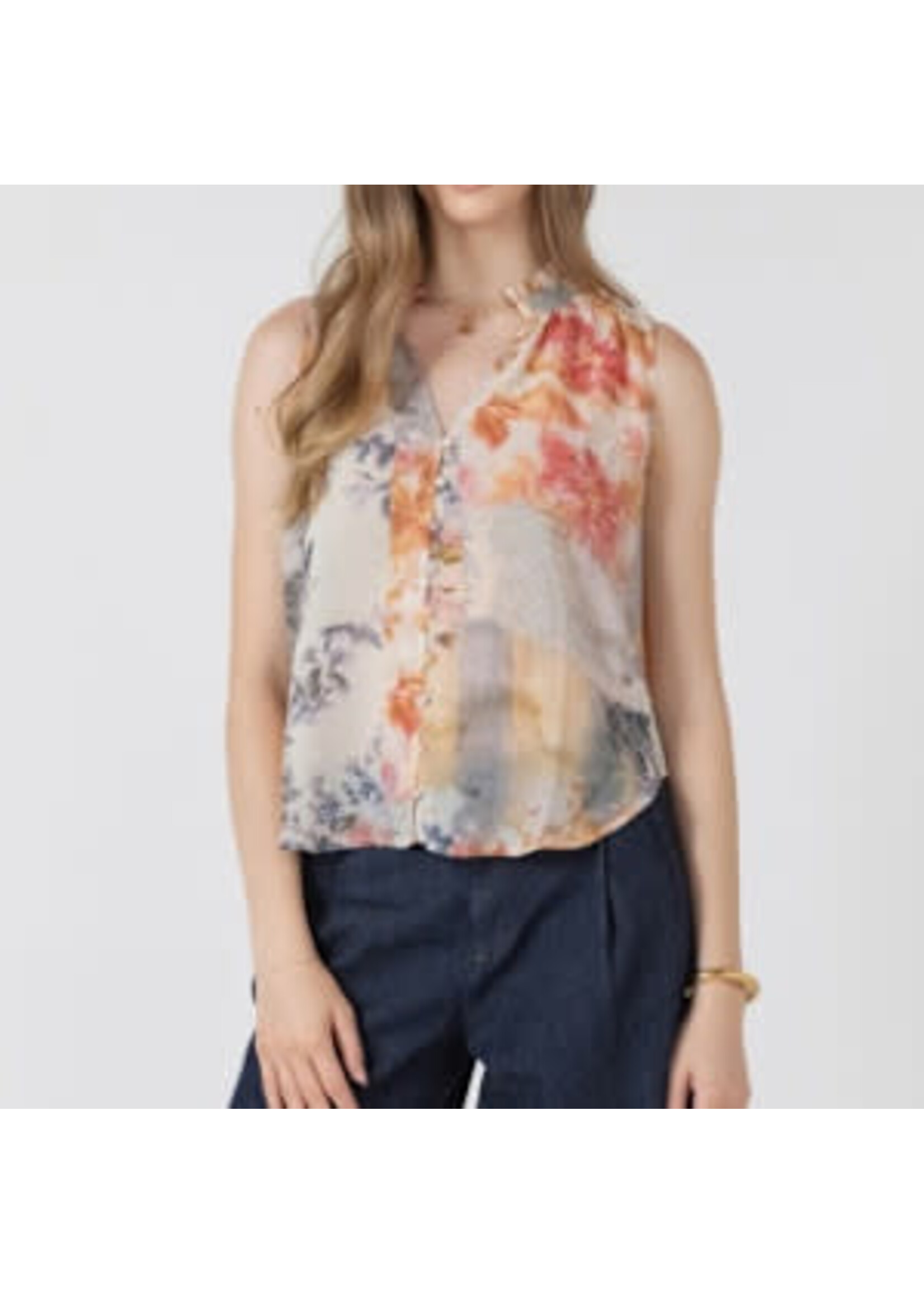 Black Tape 2723753 Flowy Button Front Blouse