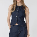 Black Tape Light-Weight Denim Vest