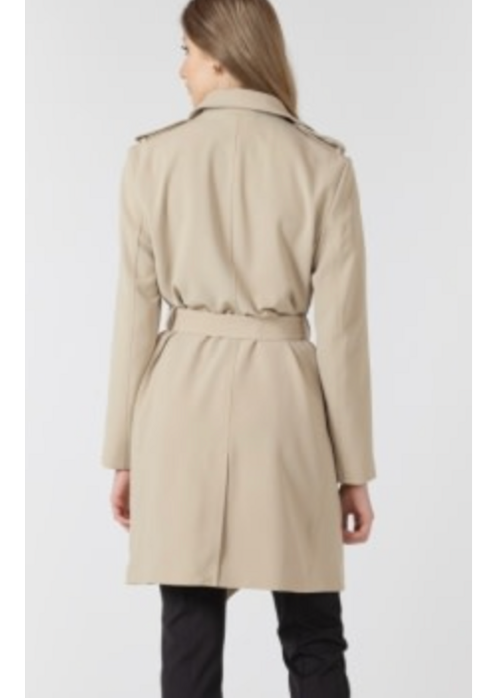 Black Tape 2729505 - Belted Trench Coat