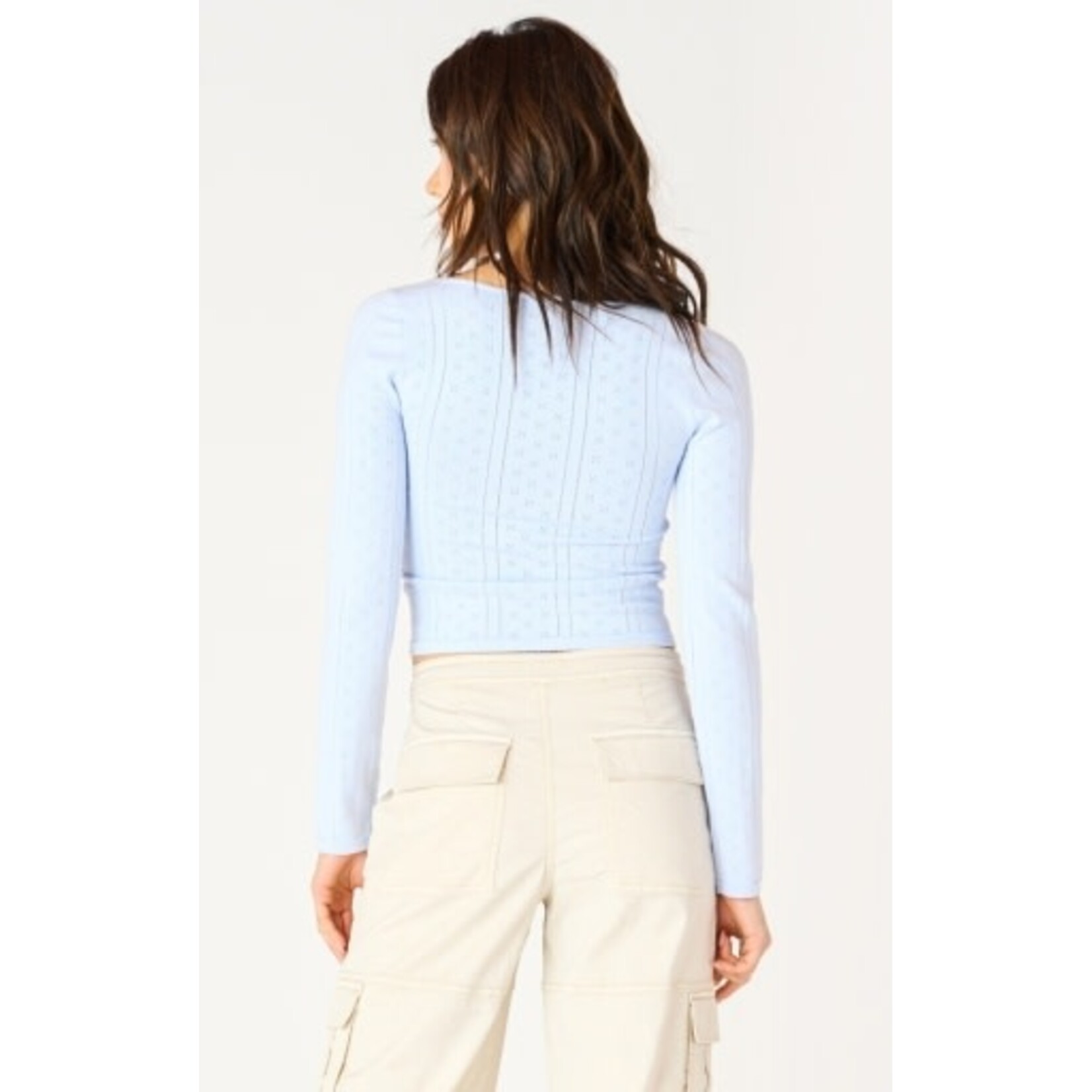 Dex Clothing Dex 2527002 Scoopneck Pointelle Sweater