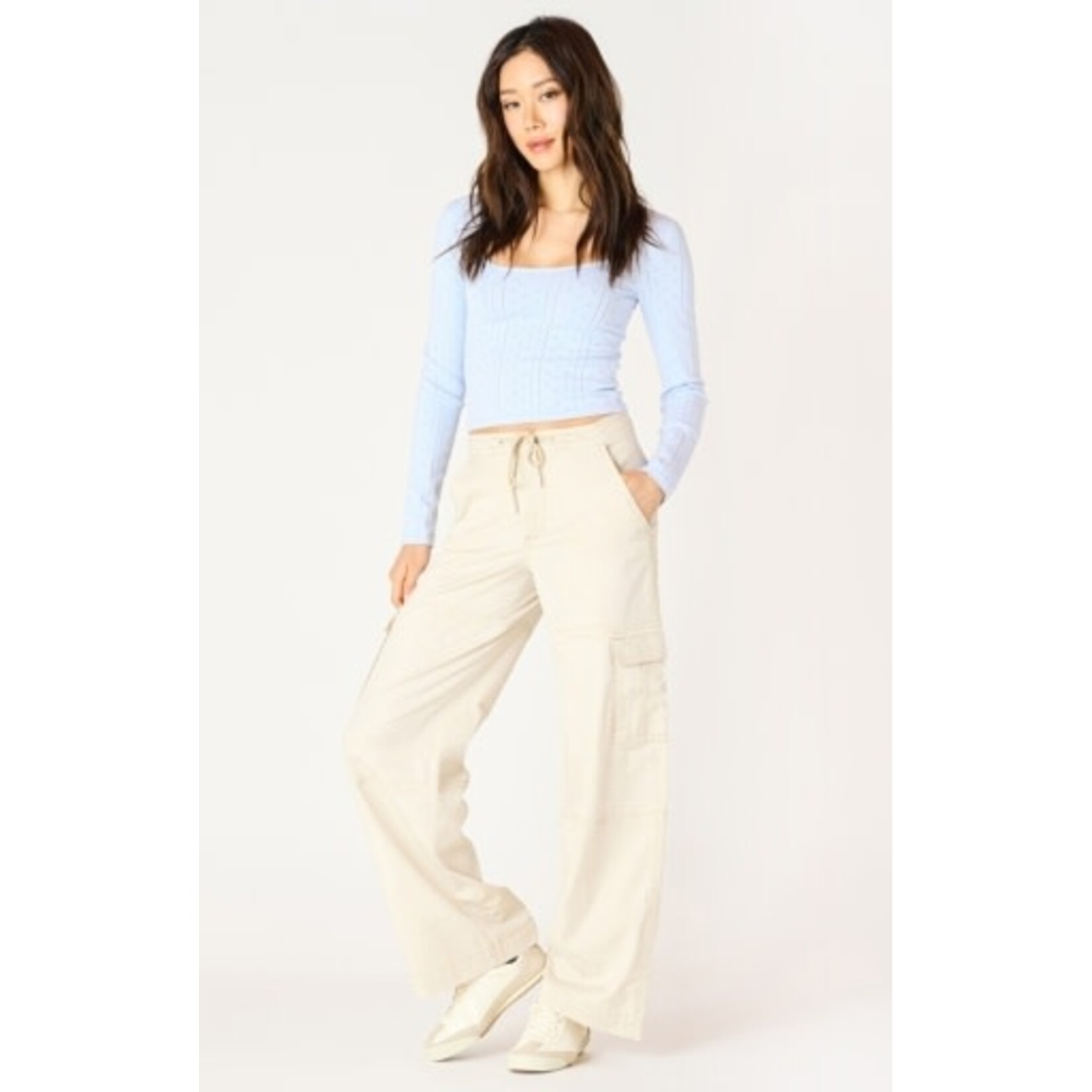 Dex Clothing Dex 2527002 Scoopneck Pointelle Sweater