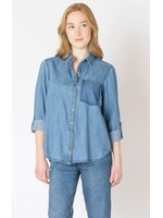 Dex Clothing WASHED POCKET DENIM SHIRT