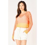 Dex Clothing Long Sleeve Crochet Sweater