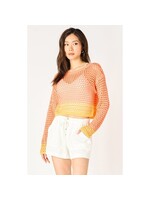 Dex Clothing Long Sleeve Crochet Sweater