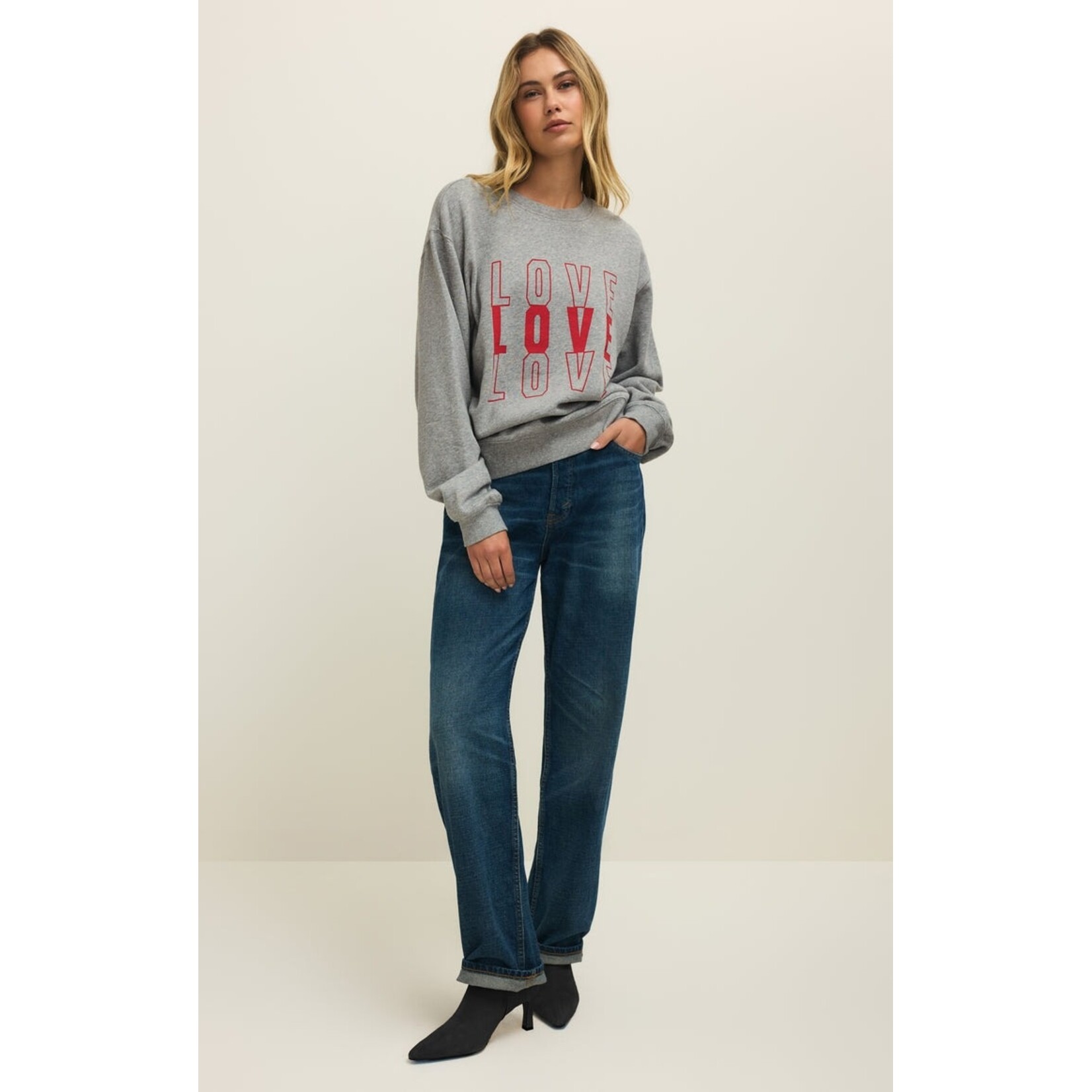 Z Supply GT261454 - Amor Boyfriend Sweatshirt