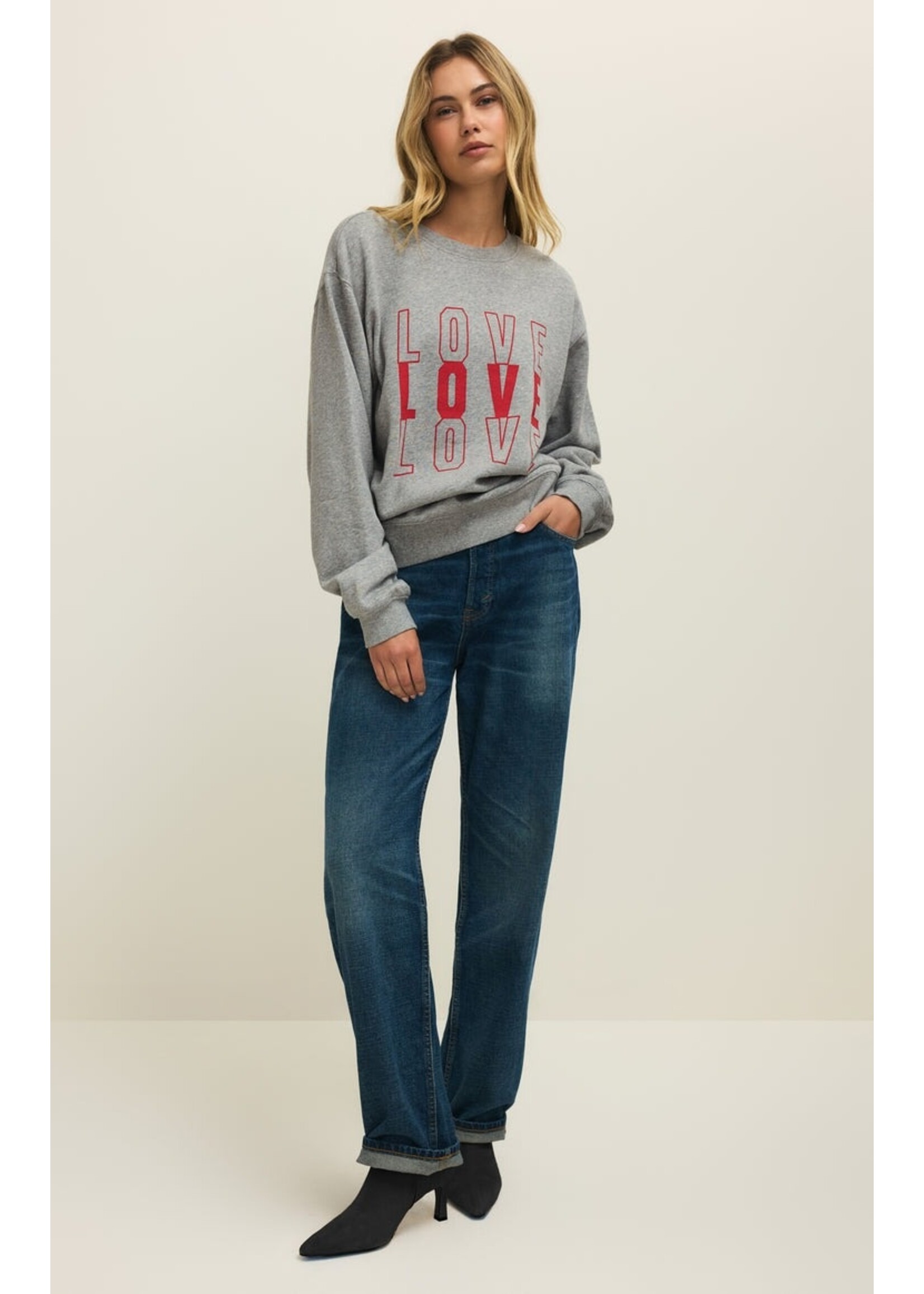 Diverse Group GT261454 - Amor Boyfriend Sweatshirt