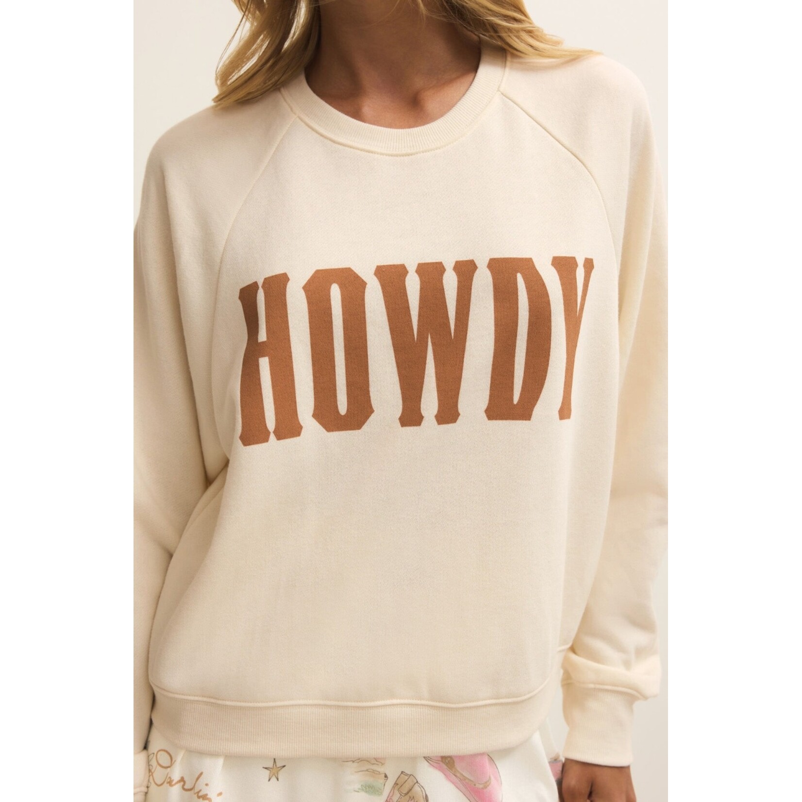 Z Supply ZLT261240 - Howdy Sweatshirt