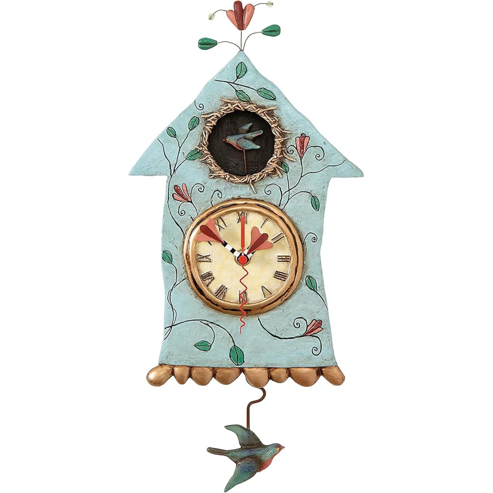 Enesco Canada Fly Bird Clock by Allen Designs