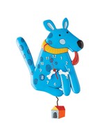 Blue Buddy Dog Wall Clock