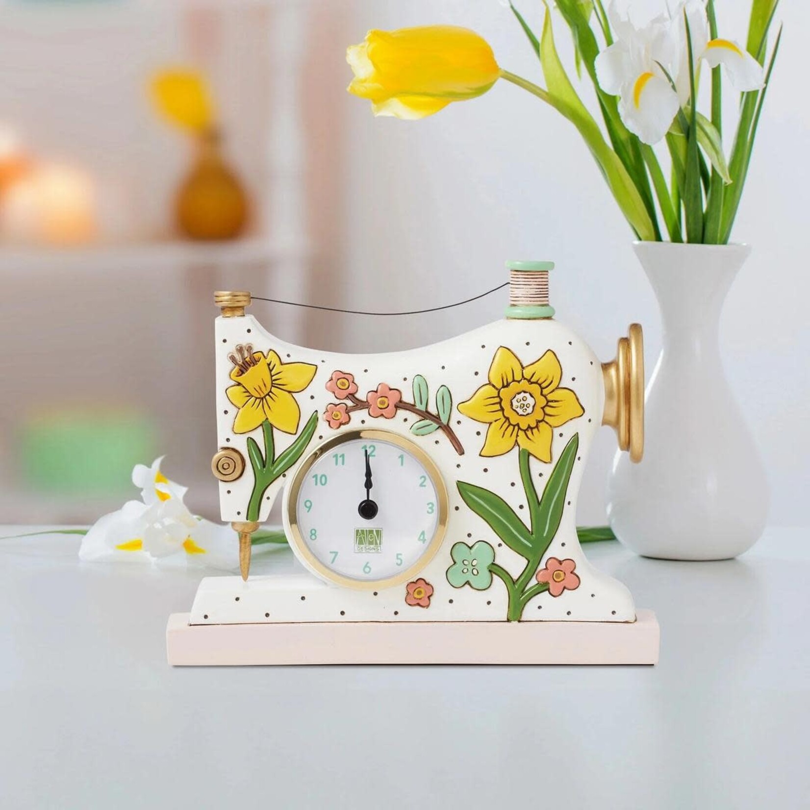Enesco Canada Sew Happy Desk Clock by Allen Designs