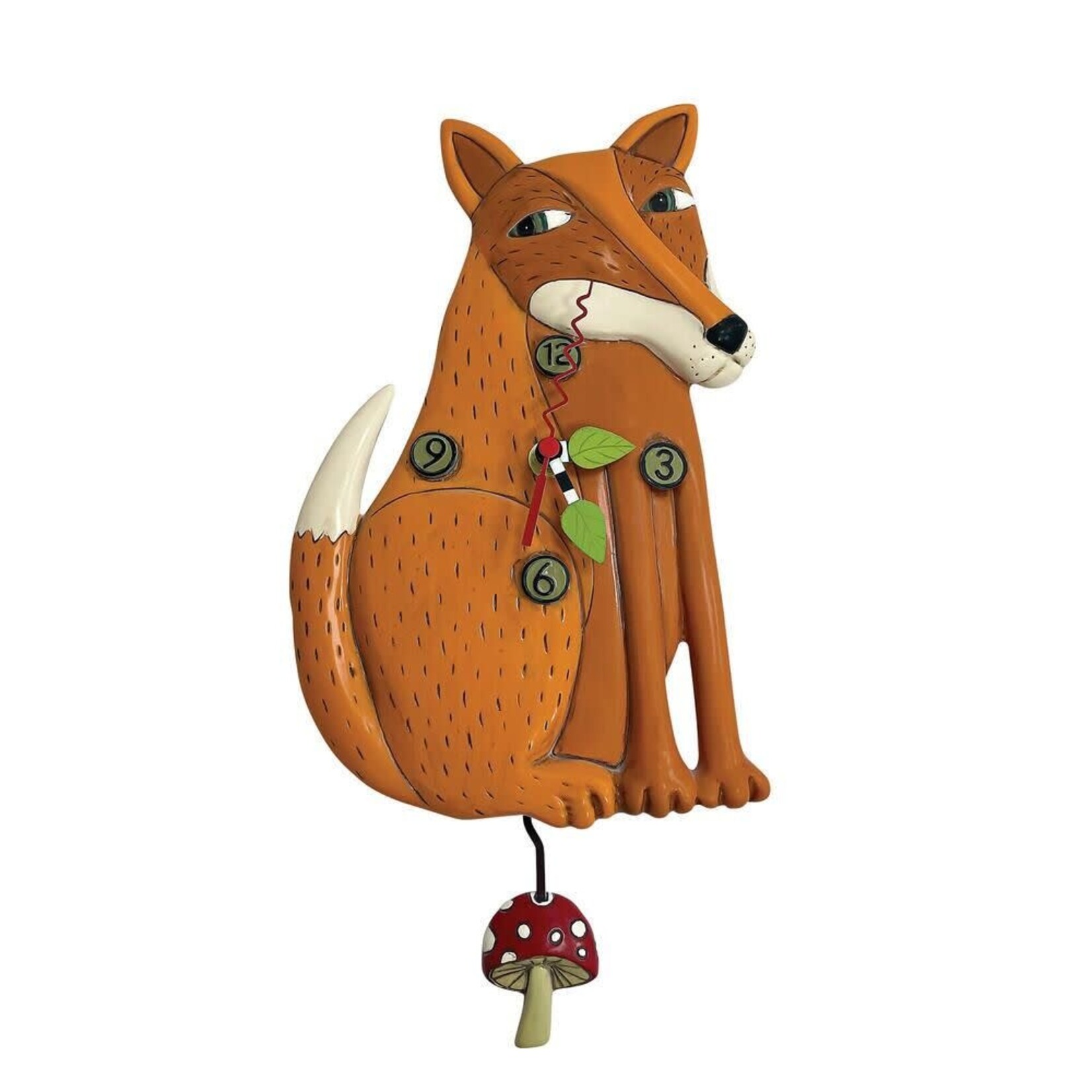 Enesco Canada Foraging Fox Wall Clock by Allen Designs