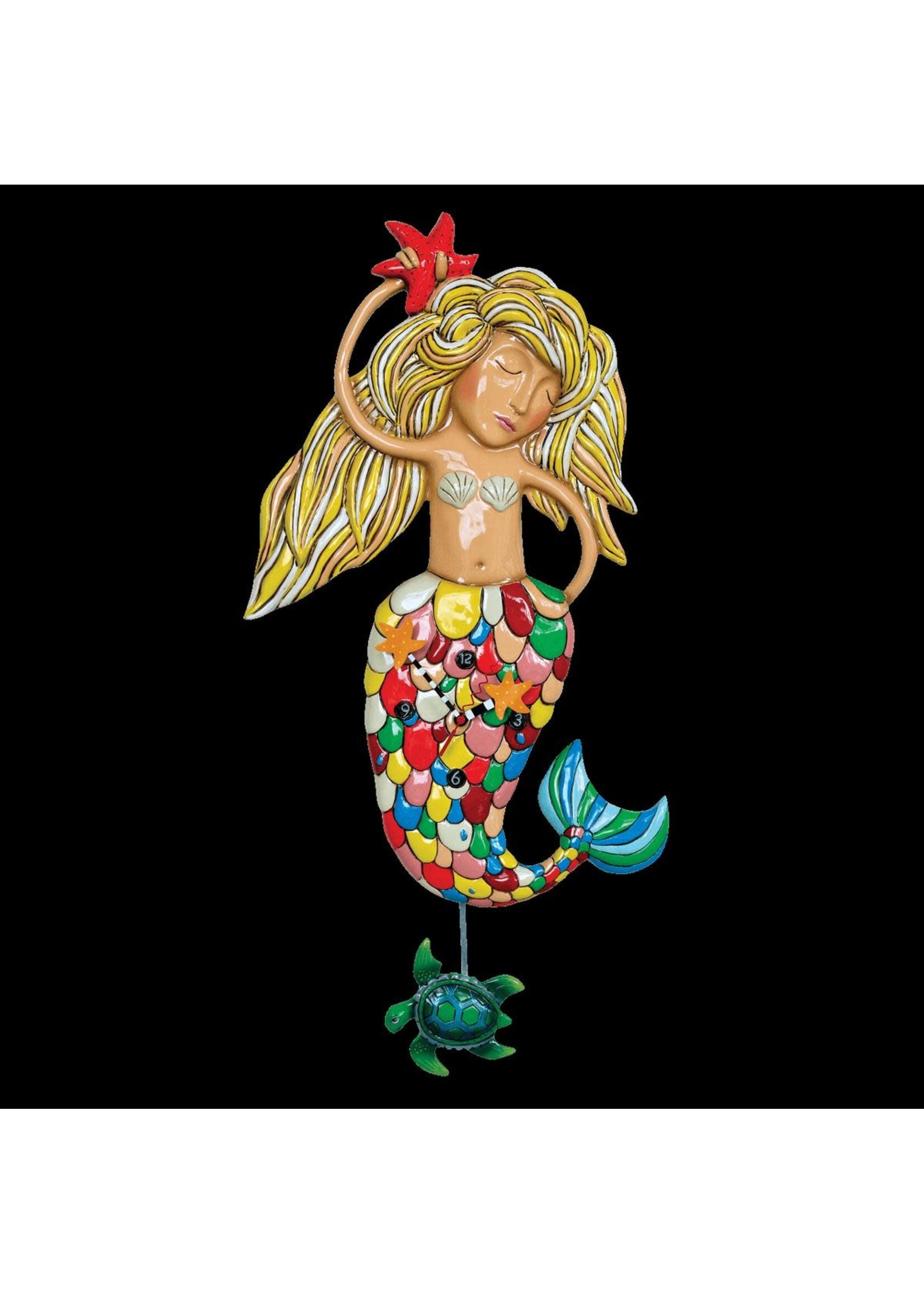 Sirena Mermaid Wall Clock by Allen Designs