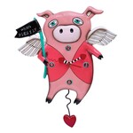 Enesco Canada Pigs Fly Clock