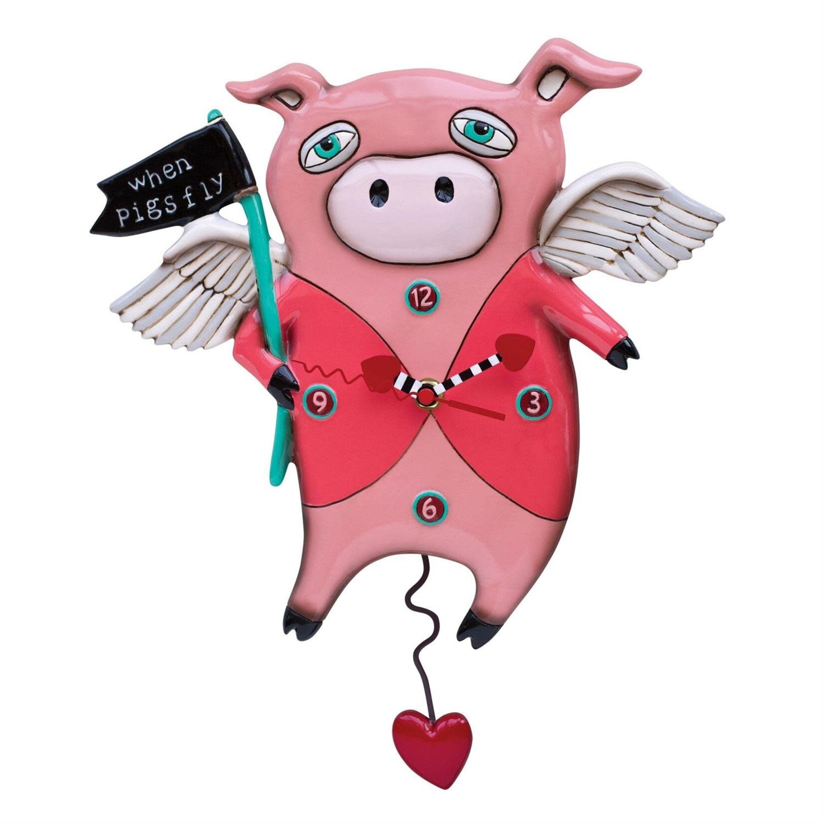 Pigs Fly Clock by Allen Designs