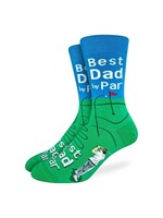 Men's Best Dad By Par Socks